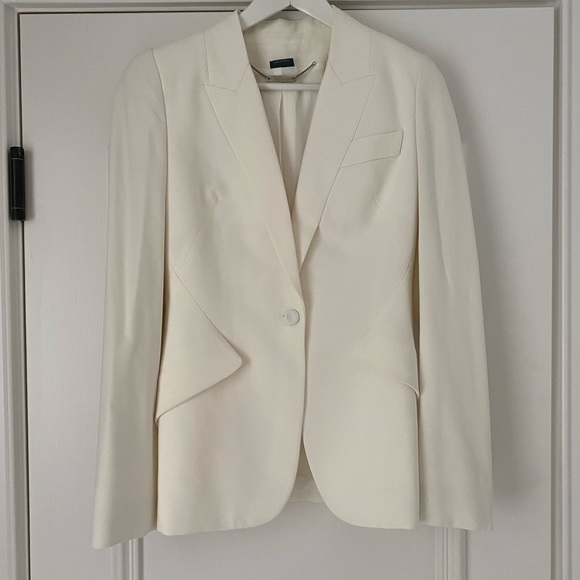 Alexander McQueen Ivory Pant Suit - Picture 4 of 8